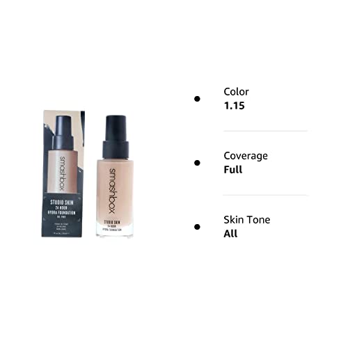 Smashbox 15 Hour Wear Hydrating Foundation Shade 1.15 30ml