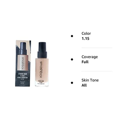 Smashbox 15 Hour Wear Hydrating Foundation Shade 1.15 30ml