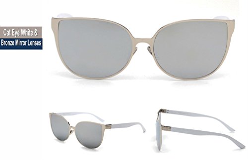 Ladies or Men Fashion Sunglasses Rose Gold Mirror & 2-Tone Pink Blue Orange Aqua Brown Black CHOOSE