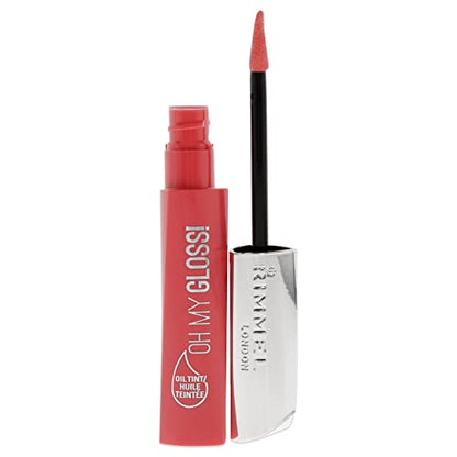 Rimmel Oh My Gloss Oil Tint Lip Gloss, Contemporary Coral