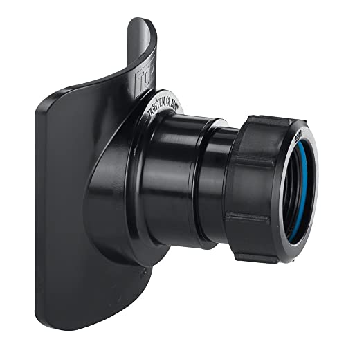 McAlpine BOSSCONN110 TBL BOSSCONN110T-BL Mechanical Soil Pipe Boss Connector, Black