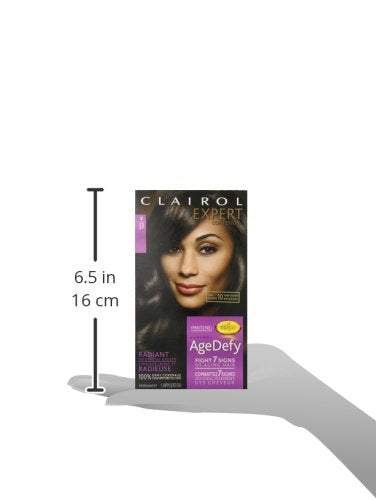 Clairol Age Defy Expert Collection, Black 2, Permanent Hair Colour, 1 Kit