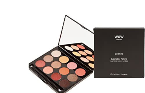 WOW 12 Shade Eyeshadow Pallet Be Mine, Nude, Bronze, Beige & Taupe Shades