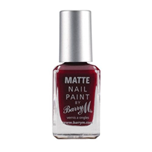 Barry M Matt Nail Paint Burgundy Crush