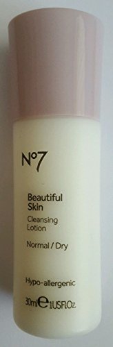 No7 Beautiful Skin Cleansing Lotion, Normal/ Dry Skin 30ml Ideal For Travel