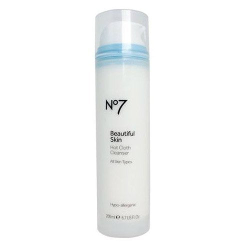 No7 Beautiful Skin Hot Cloth Cleanser 200ml + Cloth