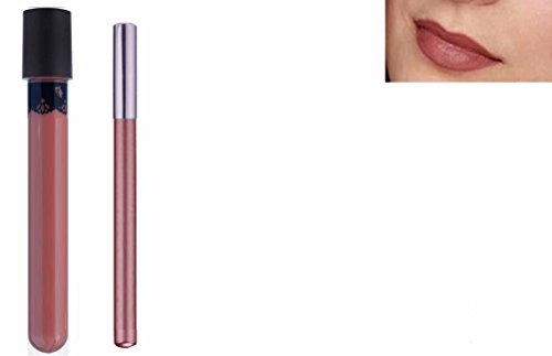 Kiss-Proof 2pc Matt Lip Colour Lipstick Wand Set with Lipliner Natural Nude