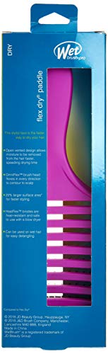 Wet Brush Flex Dry Paddle Purple1 Units