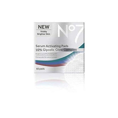 No7 Serum Activating Pads with a 10% Glycolic Glow