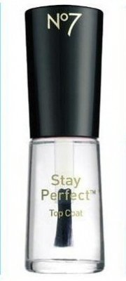 No7 Stay Perfect Nail Colour Top Coat Clear