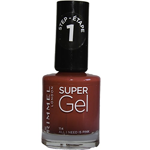 Rimmel Super Gel Nail Varnish 114 all I need is pink