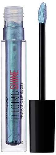 Maybelline New York Electric Shine Holographic Lip Gloss Electric Blue 165
