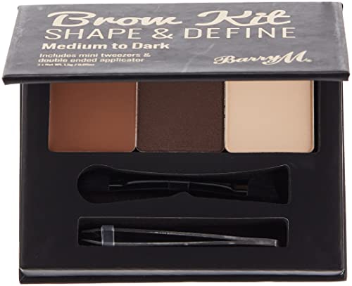 Barry M Brow Kit, Medium to Dark, 4.5 G