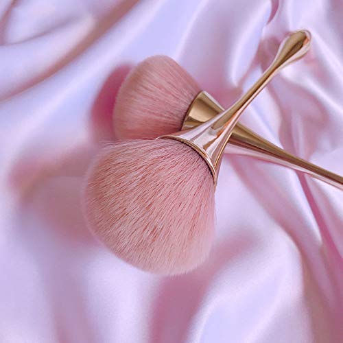 Professional Large Blush & Makeup Brush in Rose Gold