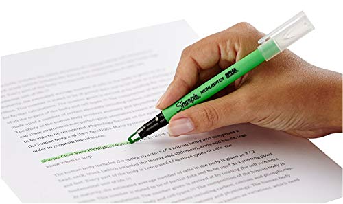 Sharpie Clear View Highlighter Stick, CHOOSE COLOUR