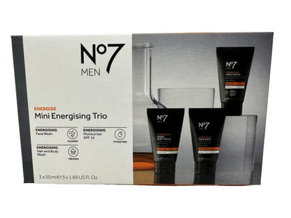 No7 Mens Energising Gift Set 3pc