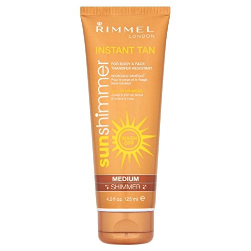 Rimmel SunShimmer Instant Fake Tan for Face & Body Medium Shimmer