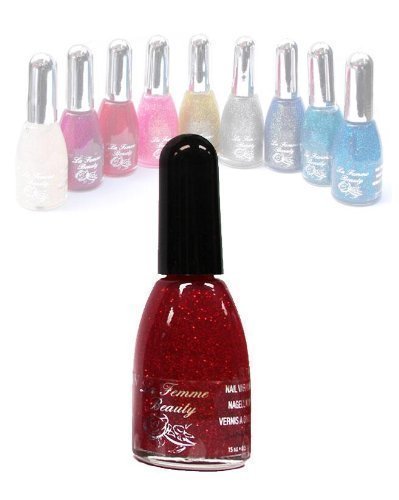 Womens Glitter La Femme Nail Polish