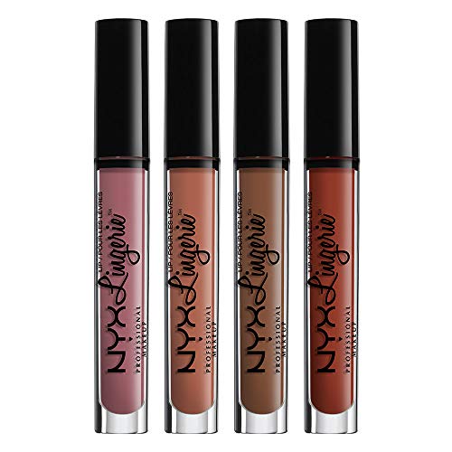 NYX Professional  Lip Lingerie Liquid Lipstick, Euro Trash 08