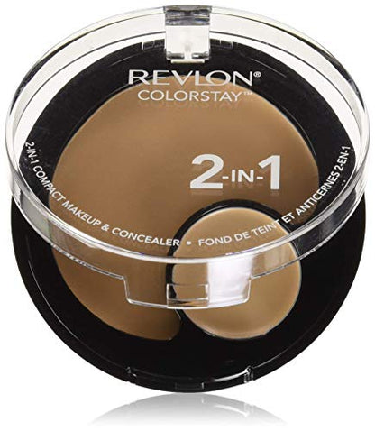 Revlon ColorStay 2-in-1 Compact Makeup and Concealer, Buff