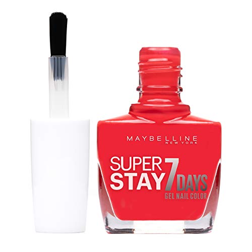 Maybelline Super Stay Gel Nail Colour, 490 Hot Salsa