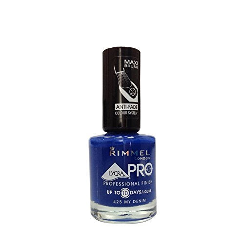 Rimmel Lycra Pro Professional Finish Nail Polish - 425 My Denim