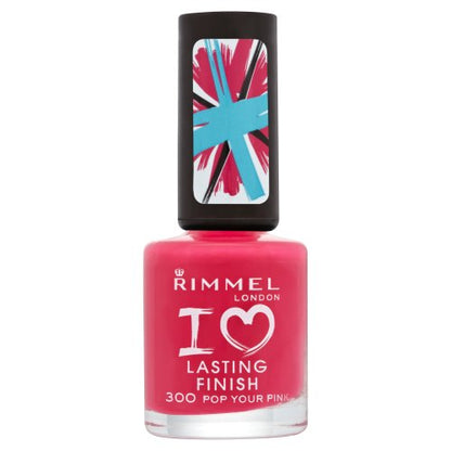 Rimmel I Love Lasting Finish Nail Polish, Pop Your Pink