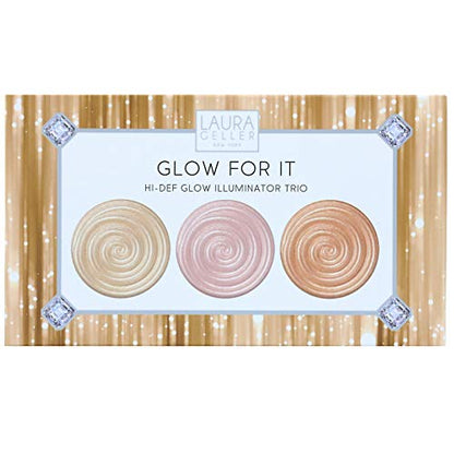 Laura Geller Glow For It Hi-Def Glow Swirl Illuminator Trio