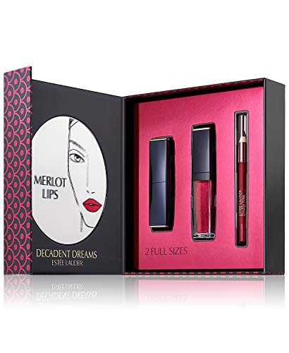 Estée Lauder Decadent Dreams Merlot Lips Makeup Set