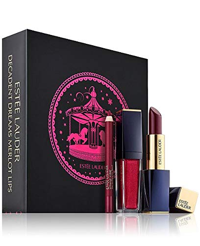 Estée Lauder Decadent Dreams Merlot Lips Makeup Set