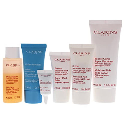 CLARINS Head to Toe Moisturising Essentials Set 7 Piece