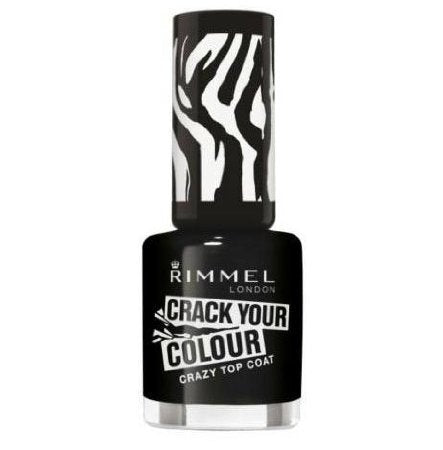 Rimmel Crack Your Colour 010 Black Graffiti Crazy Top Coat