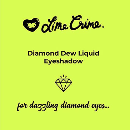 Lime Crime Starlight diamond dew glitter liquid eyeshadow in Starlight