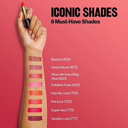 Revlon Lustrous Pearl Lipstick Softsilver Rose