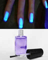 UV Clear Nail Polish ULTRA VIOLET Glow in the Dark Varnish