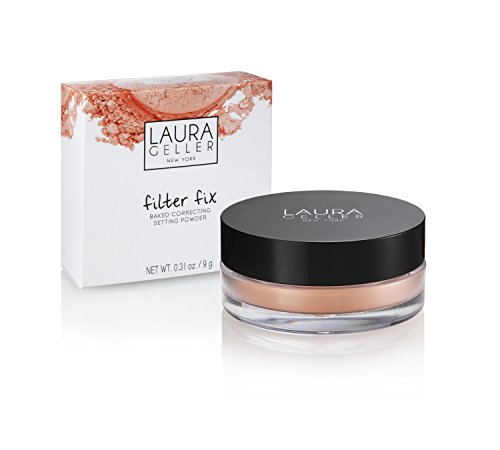 Laura Geller New York Filter Fix Baked Correcting Setting Powder Universal Apricot