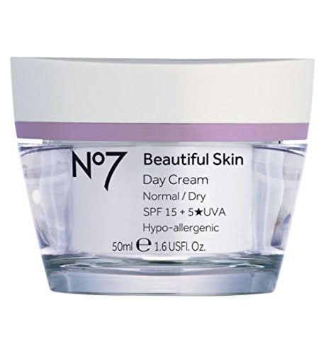 No7 Beautiful Skin Day Cream For NORMAL/DRY Skin SPF15 50ml