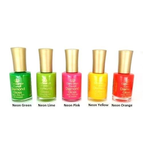 Constance Carroll Diamond Gloss Nail Polish Neon Green by CCUK