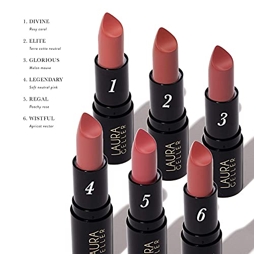 LAURA GELLER NEW YORK Modern Classic Lipstick, Moisturizing Creamy Soft Lip Stick