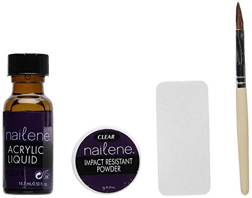 Nailene Acrylic Fill Kit up to 4 salon filles 77068 clear