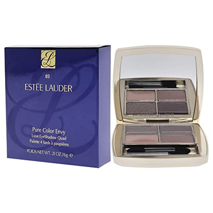 Estee Lauder Pure Colour Envy Luxe Eyeshadow Quad 4 Colour Palette 03 Aubergine Dream