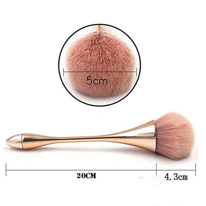 Professional Large Blush & Makeup Brush in Rose Gold