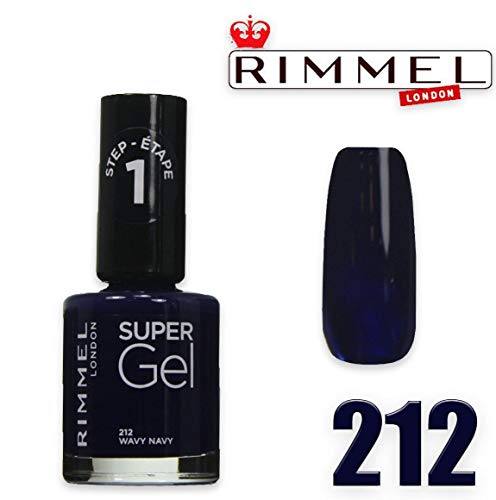 Rimmel Super Gel Nail Varnish Wavy Navy