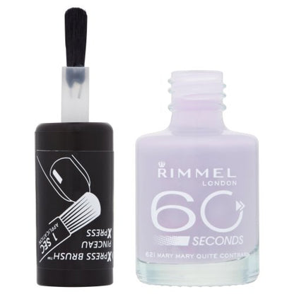 Rimmel 60 Seconds Nail Polish, Mary Mary Quite Contrary