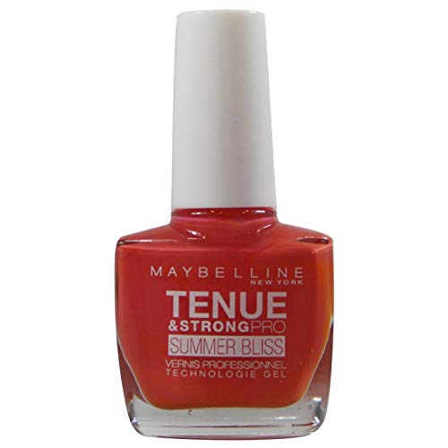Maybelline Nail Polish 872 Red Hot Gataway Strong & Pro/SuperStay Gemey