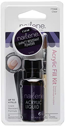 Nailene Acrylic Fill Kit up to 4 salon filles 77068 clear