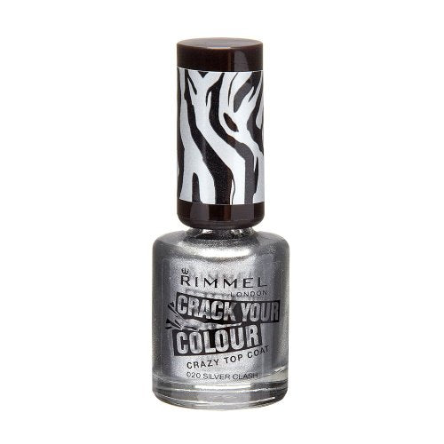 Rimmel Crack Your Colour Crazy Top Coat 020 Silver Clash