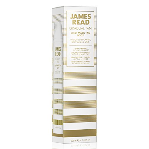 JAMES READ Sleep Mask, Overnight Gradual Tan Gel for the Body 200ml