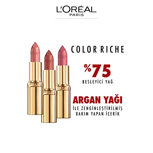 L'Oréal Colour Riche Satin  Lipstick 132 Magnolia Irreverent