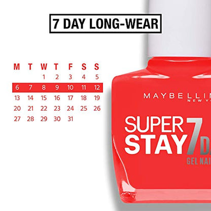 Maybelline Super Stay Gel Nail Colour, 490 Hot Salsa